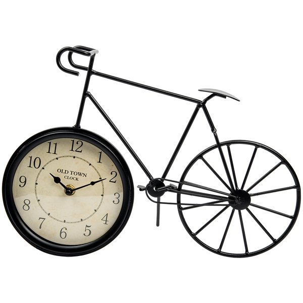 Часы Велосипед 37х10х24 черный