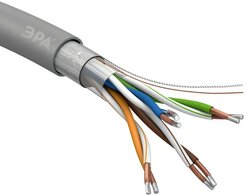 Кабель витая пара ЭРА SIMPLE F/UTP 4x2x24 экран