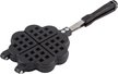 Вафельница механическая Mallony Wafel Сердце 14,5х14,5см алюм.антипригар.