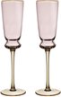 Набор бокалов д/шампанского Lefard Twist&Shine Pink 210мл 2шт стекло