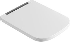 Сидение для унитаза TATSUMAKI CHROME Square с микролифтом дюропласт