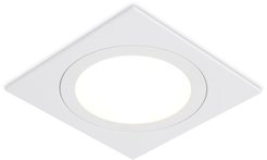 Светильник встраиваемый TN6607 WH белый IP44 GX53 max 15W 110х110х23