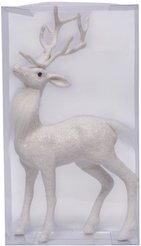 Фигурка декоративная Олень белый 15х26х5см, SYXL-2425084
