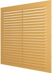 Решетка вентиляционная вытяжная АБС 138х138,бежевая
