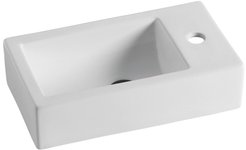 Раковина ALCORA Gabi 45 (левый) с отверстием под смеситель