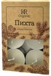 Свеча чайная ароматическая Kukina Raffinata ORGANIC 6шт Пихта