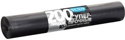 Мешки д/промышл.мусора Чистюля 200л 10шт 90х110см 39мкм