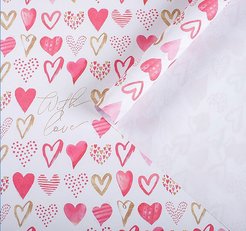 Бумага упаковочная крафтовая С Любовью 70×100см 4572065