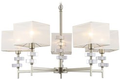Светильник подвесной LH71331/5 CGD золото E14/5 max 40W D700x850