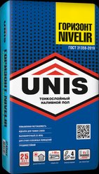 Пол наливной финишный Юнис Горизонт NIVELIR 20кг