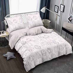 Комплект постельного белья 1,5сп. Cute (наволочки 70х70 2шт)