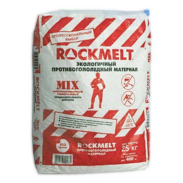 Материал противогололедный Rockmelt MIX 25кг