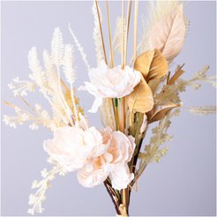 Букет искусственный Пампасная трава, бежевый 45,5см