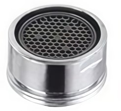 Аэратор для смесителя M24 НР латунь, хром