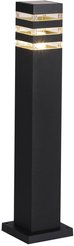 Светильник садово-парковый duwi Techno 110х105х600 Е27 алюминий/стекло IP54 черный