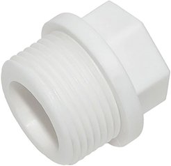 Заглушка полипропиленовая резьбовая 1/2" наружная резьба