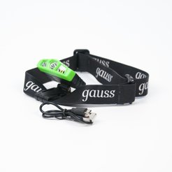 Фонарь светодиодный налобный Gauss GFL406 5W 180lm Li-ion 500mAh