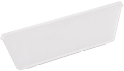 Разделитель для полок-корзин Larvij 40,3х11,6см пластик, белый