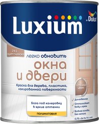 Краска Luxium Окна и Двери BC полуматовая (0,75л)