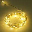 Электрогирлянда внутренняя Струна 5м 50LED, теплый белый, на батарейках (тип: АА)
