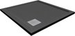 Поддон душевой 90х90 Aquarius black