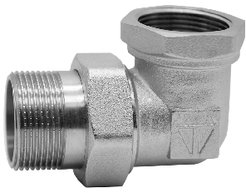 Сгон латунный угловой V&G 1"