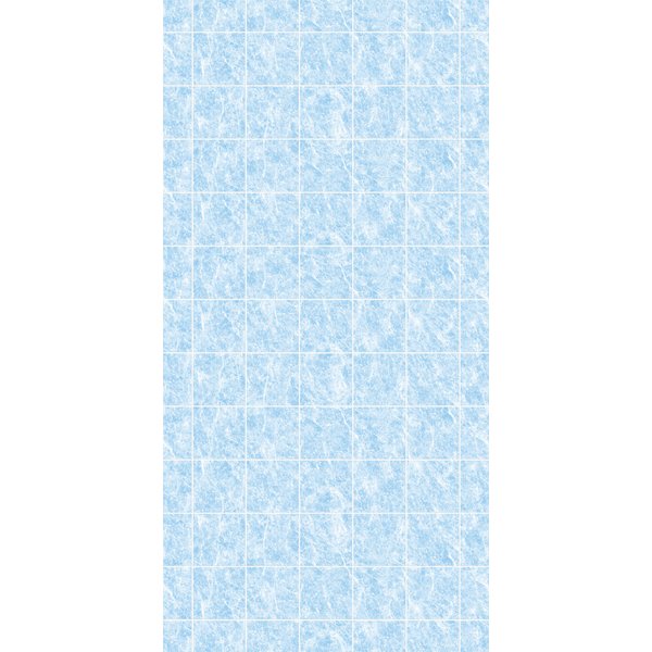 Панель листовая влагост. 2440х1220х3мм Кафель голубой дымчатый 20х20
