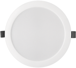 Светильник встраиваемый LED круг 18Вт 4500К 175мм белый пластик IP40 General GLP-RW3-18BT-175-4 412407