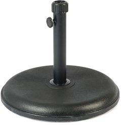 Подставка под садовый зонт d45см h34см, для стоек: 32/35/38мм, вес: 15кг, металл/цемент, UB00002-R