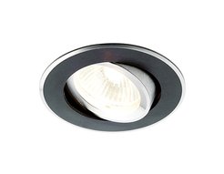 Светильник точечный встраиваемый Ambrella light A502 BK GU5.3 сатин/черный