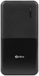 Устройство зарядное портативное Power bank Intro ZX10 2,1А 10000mAh черный