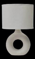 Светильник настольный ARTSTYLE HT-527WW E14 белый/белый, керам./ткань