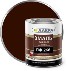 Эмаль ПФ-266 красно-коричневая (3кг)Л-С