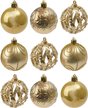 Набор шаров 9шт 6см, золото, SYQB-0124071 Набор шаров 9шт 6см, золото, SYQB-0124071