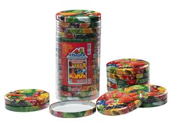 Крышки д/банок Полинка ТО-100 металлические 15шт