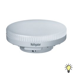 Лампа светодиодная Navigator 10Вт GX53 таблетка 2700К свет теплый