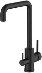 Смеситель для кухни VODA FW519Black с переключением на фильтр для питьевой воды