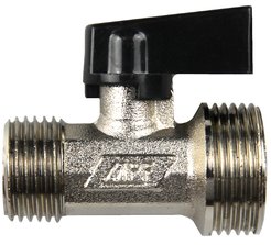 Кран латунный шаровый мини 3/4"(1/2" внутрення резьба)х1/2" наружная резьба