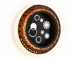 Бра AMBRELLA LIGHT FA273 24W CF/TI LED 3000K+6400K с хрусталем