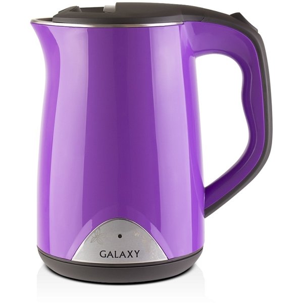 Чайник электрический Galaxy GL0301,2000Вт 1,5л, сталь/пластик, фиолетовый