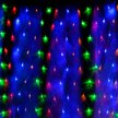 Электрогирлянда сетка внутренняя 1,5х1,5м 160LED, разноцветный SYCL-016