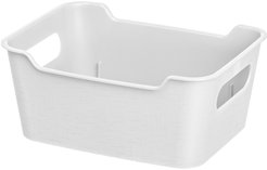 Корзинка д/хранения Homver Mango 1,5л 19х14х8см белый ПП