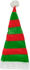 Колпак новогодний Эльф 73х28см, красно-зеленый, SYMZA-1124059