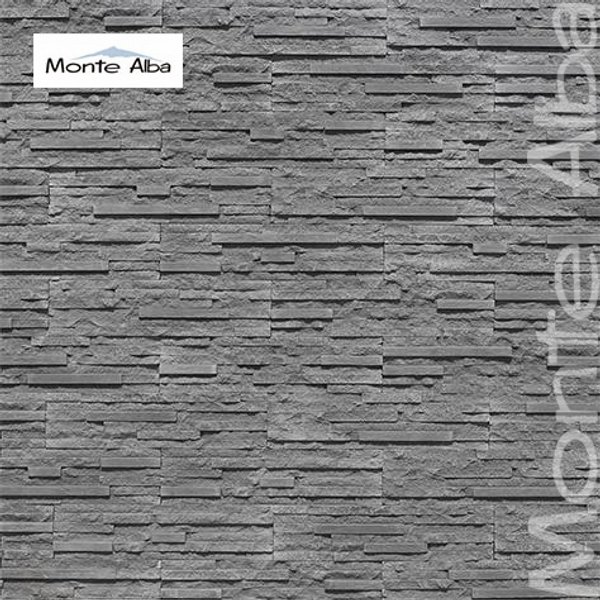 Плитка гипсовая декоративная Айлэнд (0,33м2) серый А180-80 уп        
