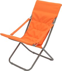 Кресло складное Weekemp Модена 60х95см, сталь/ткань Оксфорд, оранжевый, CMP-0004.001