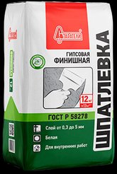 Шпатлевка гипсовая финишная Старатели 12кг
