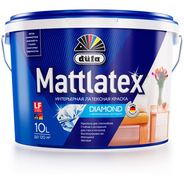 Краска интерьерная DUFA MATTLATEX RD100 (10л)