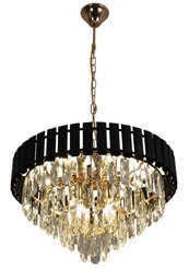 Люстра SANDRA 8хЕ14-480х905-BKGD/CRYSTAL-220-IP20