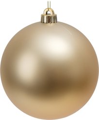 Шар 15см, золото, матовый, SYQA-0125330-2