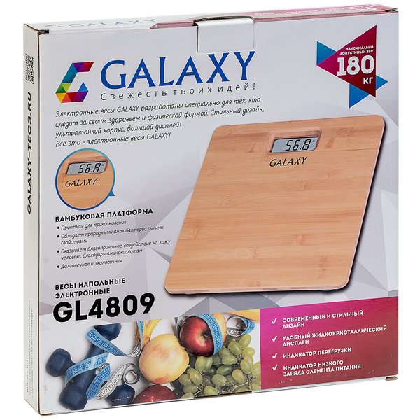 Весы напольные электронные Galaxy GL 4809